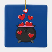 Herz-Liebe-Pop Keramikornament (Rückseite)