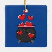 Herz-Liebe-Pop Keramikornament (Vorderseite)