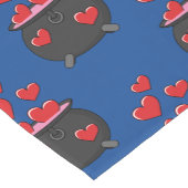 Herz-Liebe-Pop Kurzer Tischläufer (Ecke)
