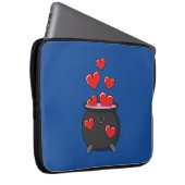 Herz-Liebe-Pop Laptopschutzhülle (Vorne Rechts)