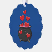 Herz-Liebe-Pop Ornament Karte (Links)
