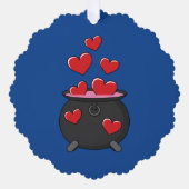 Herz-Liebe-Pop Ornament Karte (Vorderseite)