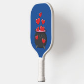 Herz-Liebe-Pop Pickleball Schläger (Links)