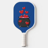 Herz-Liebe-Pop Pickleball Schläger (Rückseite)