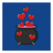 Herz-Liebe-Pop Poster (Vorderseite)