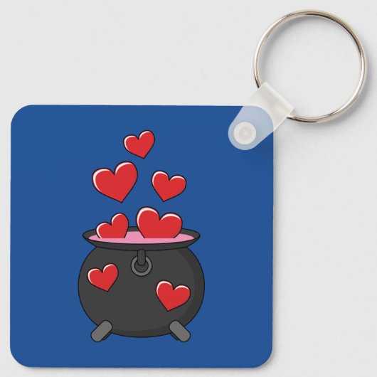 Herz-Liebe-Pop Schlüsselanhänger (Rückseite)
