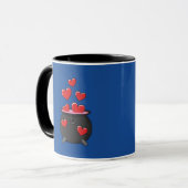 Herz-Liebe-Pop Tasse (Vorderseite Links)
