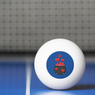 Herz-Liebe-Pop Tischtennisball