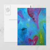 Herz - Liebe Postkarte (Vorne/Hinten)
