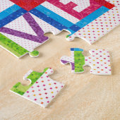 Herz-Liebe-Quilt Puzzle (Seite)