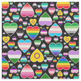 Herz Liebe Regenbogen farbenfrohe Stolz Fahnen lgb Stoff