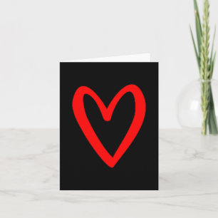 Herz Liebe Retro Vintage Kleines Rotes Herz Valent Karte