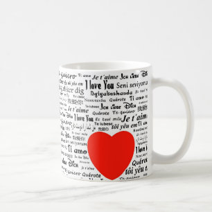 Herz Liebe Sie Kaffeetasse