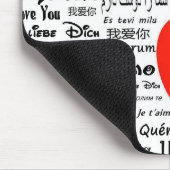 Herz Liebe Sie Mousepad (Ecke)