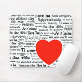 Herz Liebe Sie Mousepad (Mit Mouse)