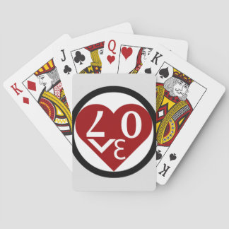 Herz-Liebe-Spielkarten Spielkarten