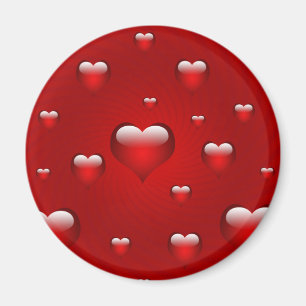 Herz-Liebe-Thema Magnet