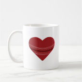 Herz-Liebe und Live-Cricket Kaffeetasse (Links)
