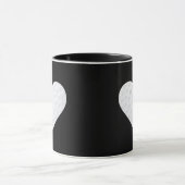 Herz-Liebe und Live-Golf Tasse (Zentrum)