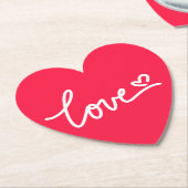 Herz-Liebe Untersetzer Gastgeschenke Hochzeiten (angewinkelt)