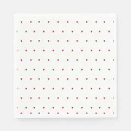 Herz & Liebe Valentinisches Brautparty Serviette