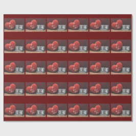 Herz & Liebe Valentinstag Wrapping Paper Geschenkpapier