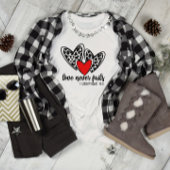 Herz-Liebe Versage nie T-Shirt