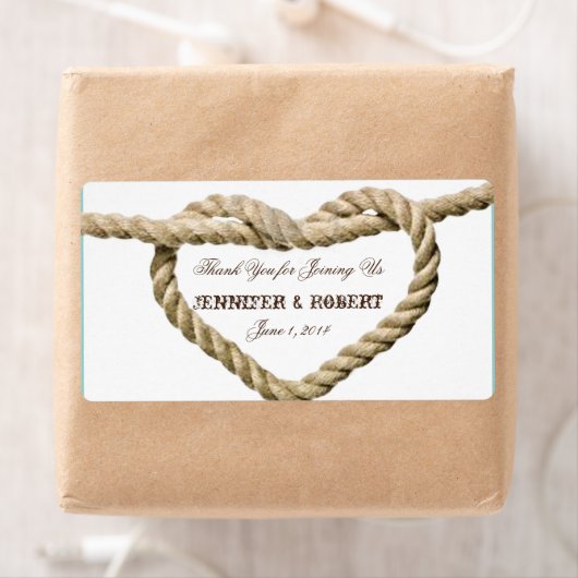 Herz-Liebe Western Wasser Flasche Etikett (Insitu)