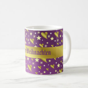 Herz, lila, Dekoration, Medaille, Auszeichnung, Ta Kaffeetasse