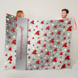 Herz, lila, Dekoration, Medaille, Award, Tag, Gold Fleecedecke