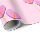 Herz Lillipop Rosa Geschenk Geschenkpapier (Rolleneckpunkt)
