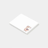 Herz-Llama Post-it Klebezettel (angewinkelt)