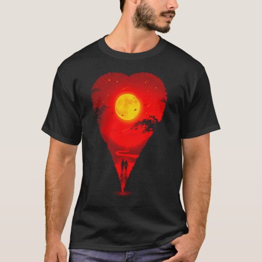 Herz Locator T-Shirt (Vorderseite)