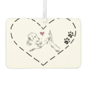 Herz Lufterfrischer (Rückseite)