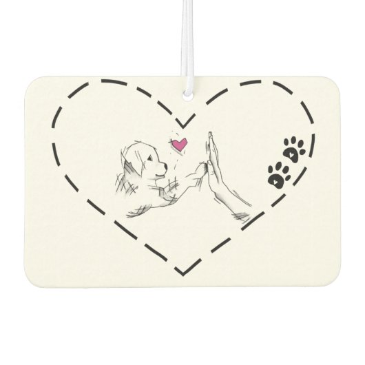 Herz Lufterfrischer (Vorderseite)