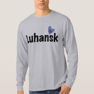 Herz Luhansk, Л г а у с ь н, Ukraine, I Liebe Luha T-Shirt