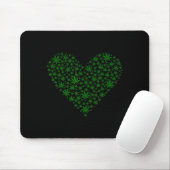 Herz Lustiger Valentinstag Weed Liebhaber Pot Rauc Mousepad (Mit Mouse)
