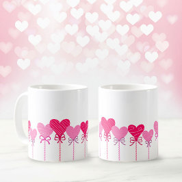 Herz-Lutscher-Rand-Kaffeetasse Kaffeetasse