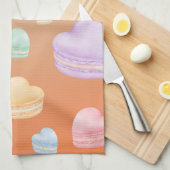 Herz Macarons Geschirrtuch (Viertel Falte)