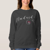 Herz Madrid Sweatshirt, Spanisch, Spanien Sweatshirt (Vorderseite)