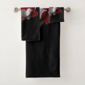 Herz Magic Black Towel Set (Insitu)