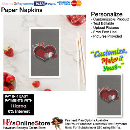 Herz Magic Kohlepapier Napkin Handtuch Serviette
