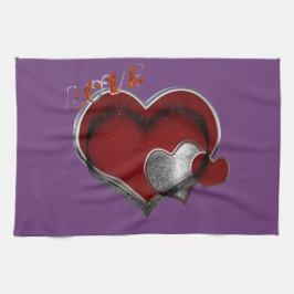 Herz Magic Lila Küchentücher