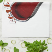 Herz Magic Weiße Küchentücher (Gefaltet)