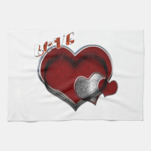 Herz Magic Weiße Küchentücher