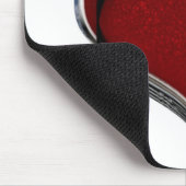 Herz Magic White Mouse Pad Mousepad (Ecke)