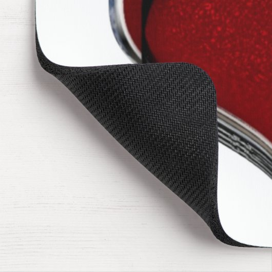 Herz Magic White Mouse Pad Mousepad (Ecke)