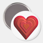 Herz Magnet (Vorderseite/Rückseite)