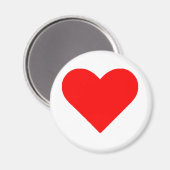 Herz Magnet (Vorderseite/Rückseite)