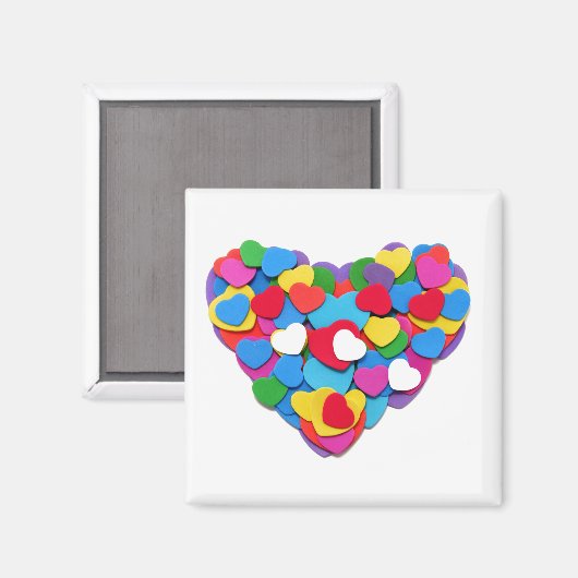 Herz Magnet (Vorderseite/Rückseite)